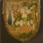 1725-1750.Кошелек с сюжетом Диана-охотница